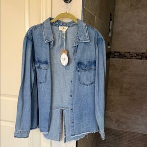 Umgee Light Blue Denim Shirt